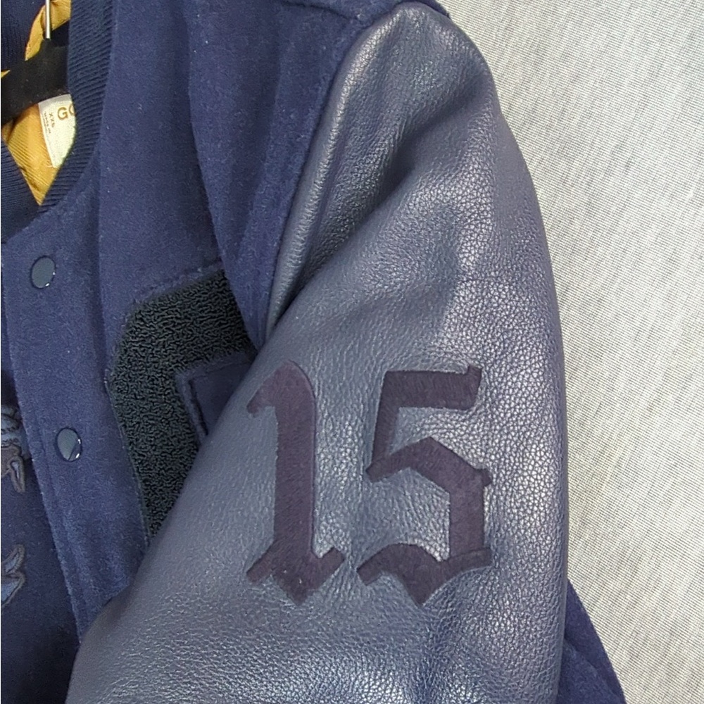 👯‍♀️Host Pick⚡️Golden by TNA Wool Blend and Leather Varsity Jacket - Picture 6 of 12